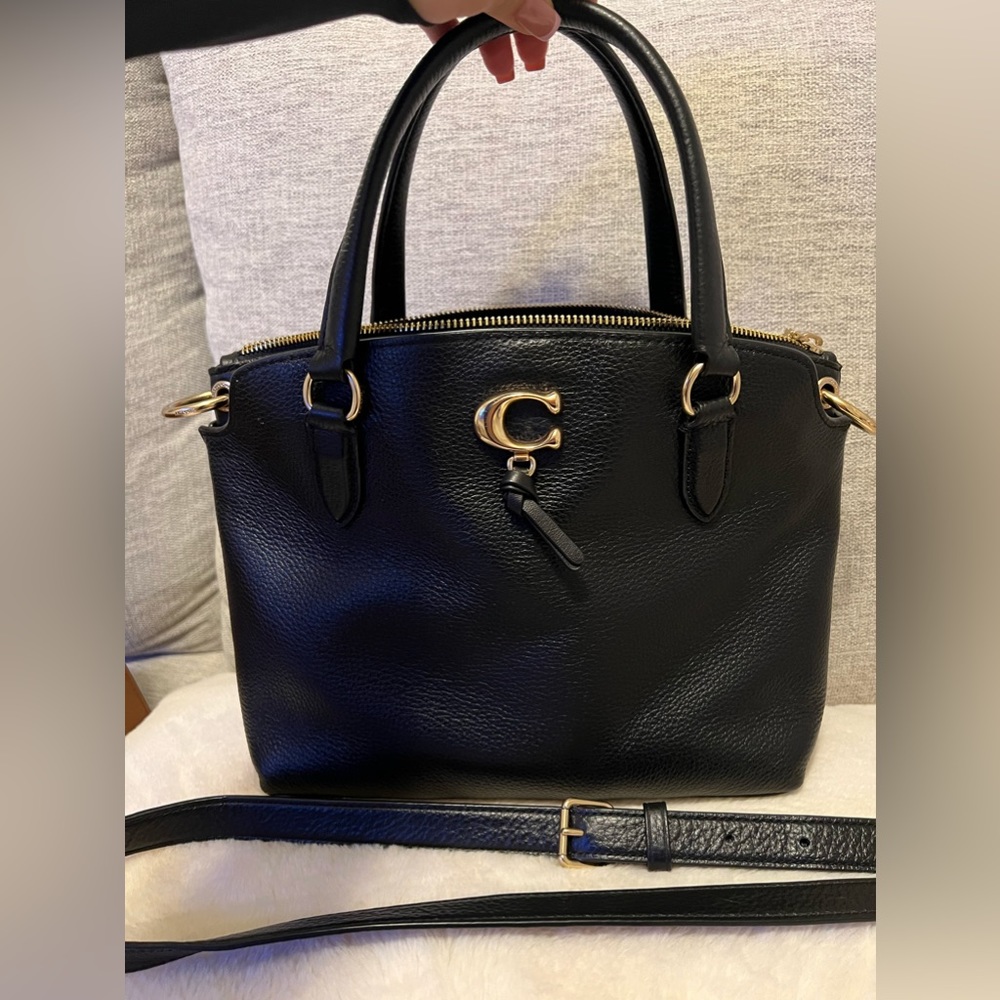 Black coach purse